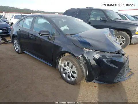 5YFB4MDE8SP310223 — 2025 Toyota Corolla, Передняя часть, фото до ремонта