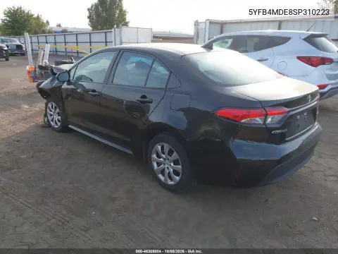 2025 Toyota Corolla Le VIN 5YFB4MDE8SP310223 фото 3