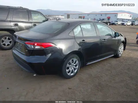 2025 Toyota Corolla Le VIN 5YFB4MDE8SP310223 фото 4