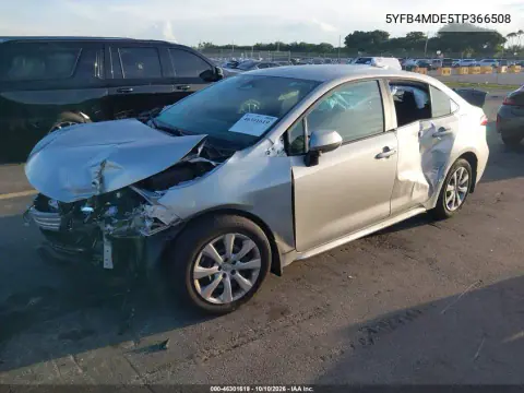 2026 Toyota Corolla Le VIN 5YFB4MDE5TP366508 фото 2