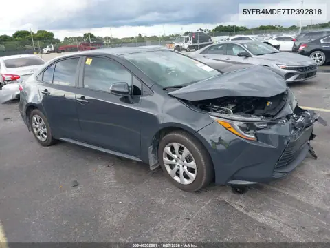 5YFB4MDE7TP392818 — 2026 Toyota Corolla, Биологическая опасность, фото до ремонта