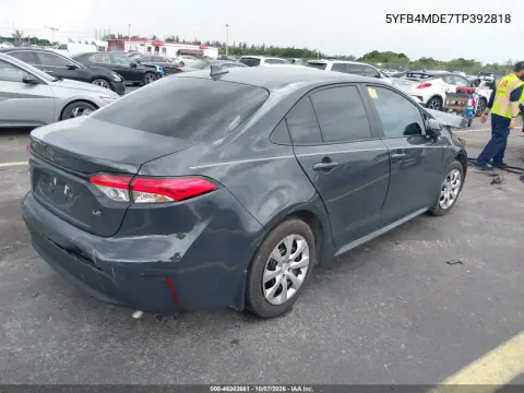 2026 Toyota Corolla Le VIN 5YFB4MDE7TP392818 фото 4