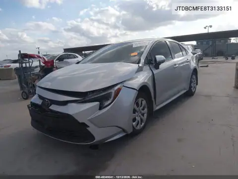JTDBCMFE8T3133151 — 2026 Toyota Corolla, фото 2 с аукциона IAAI, Передняя часть