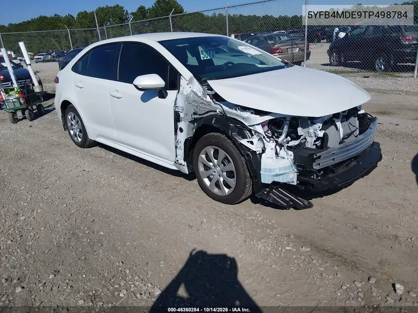 5YFB4MDE9TP498784 — 2026 Toyota Corolla, фото 2 с аукциона IAAI, Передняя часть