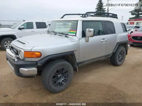2007 Toyota Fj Cruiser VIN JTEBU11FX70010773 фото 2