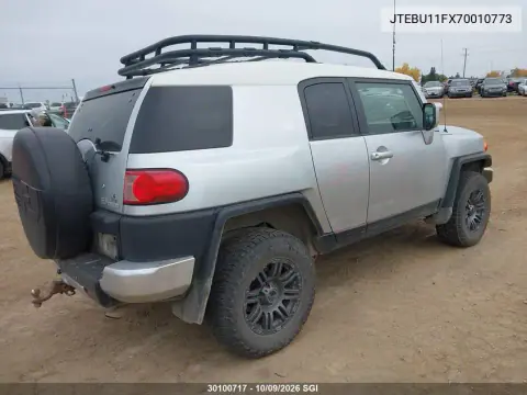 2007 Toyota Fj Cruiser VIN JTEBU11FX70010773 фото 4