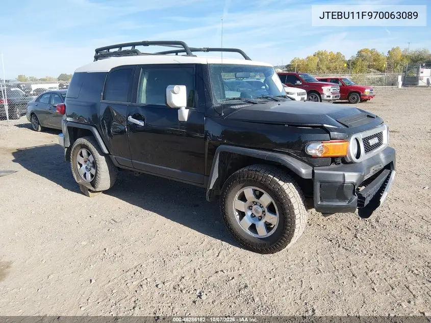 2007 Toyota Fj Cruiser VIN JTEBU11F970063089 фото 2