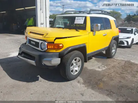 2007 Toyota Fj Cruiser VIN JTEBU11F170059859 фото 3