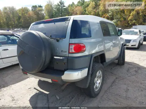 2010 Toyota Fj Cruiser VIN JTEBU4BF4AK075727 фото 5