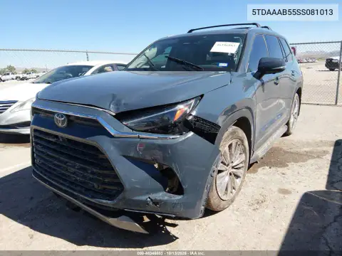 5TDAAAB55SS081013 — 2025 Toyota Grand Highlander, фото 2 с аукциона IAAI, Повреждения со всех сторон