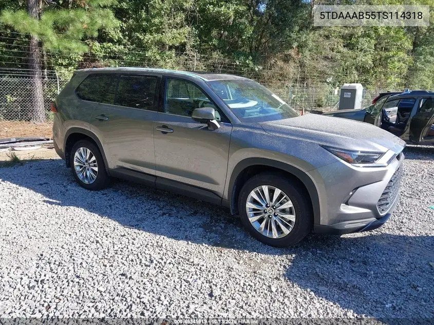 5TDAAAB55TS114318 — 2026 Toyota Grand Highlander, фото 2 с аукциона IAAI, Передняя часть