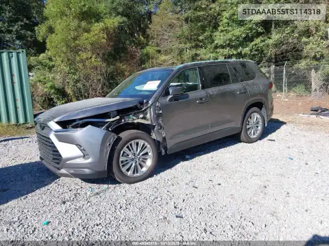 5TDAAAB55TS114318 — 2026 Toyota Grand Highlander, фото 3 с аукциона IAAI, Передняя часть