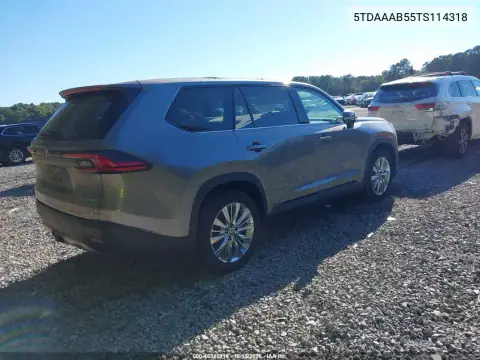 5TDAAAB55TS114318 — 2026 Toyota Grand Highlander, фото 5 с аукциона IAAI, Передняя часть