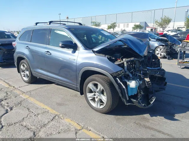 2015 Toyota Highlander Hybrid Limited Platinum V6 VIN 5TDDCRFH7FS009049 фото 1