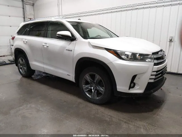 2019 Toyota Highlander Hybrid Limited Platinum VIN 5TDDGRFH5KS065988 фото 1