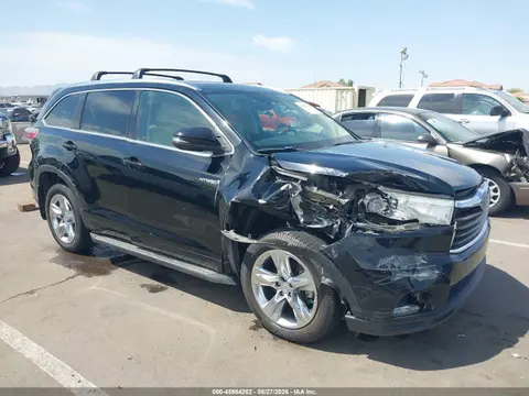 5TDDCRFHXES005575 — 2014 Toyota Highlander Hybrid Limited, Передняя часть справа (Right Front), фото до ремонта