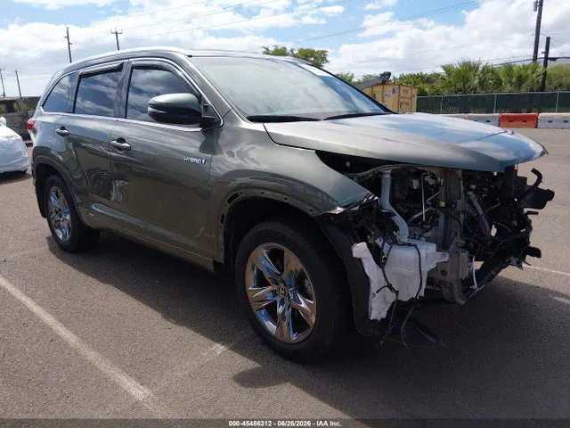 2018 Toyota Highlander Hybrid Limited VIN 5TDDGRFH1JS043257 фото 1