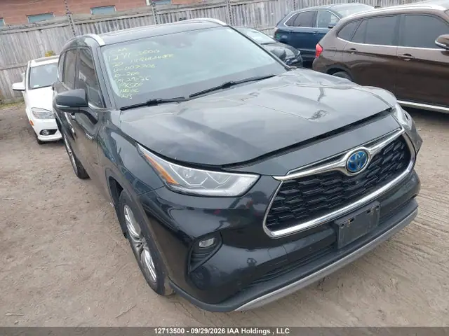 5TDEBRCH8LS007706 — 2020 Toyota Highlander Hybrid Platinum, Угон (Theft), фото до ремонта