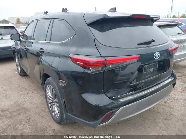 5TDEBRCH8LS007706 — 2020 Toyota Highlander Hybrid Platinum, фото 3 с аукциона IAAI 14.10.2026, Угон