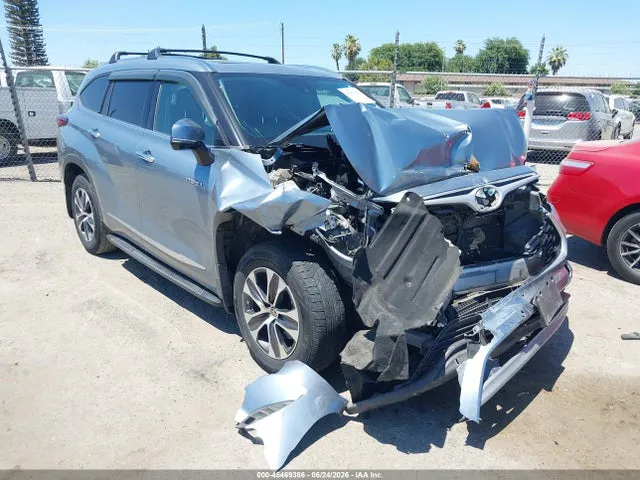 2021 Toyota Highlander Hybrid Xle VIN 5TDHARAH8MS006771 фото 1