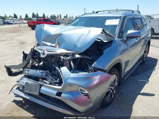 2021 Toyota Highlander Hybrid Xle VIN 5TDHARAH8MS006771 фото 2