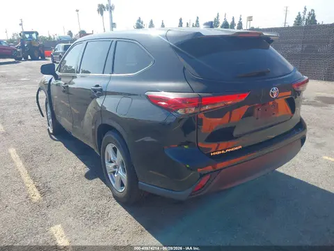 2021 Toyota Highlander L VIN 5TDCZRAH0MS033935 фото 3