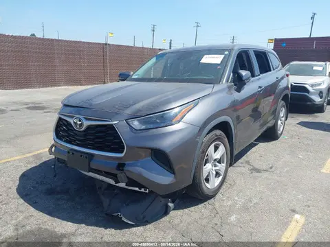 2022 Toyota Highlander L VIN 5TDCZRBH6NS230088 фото 2