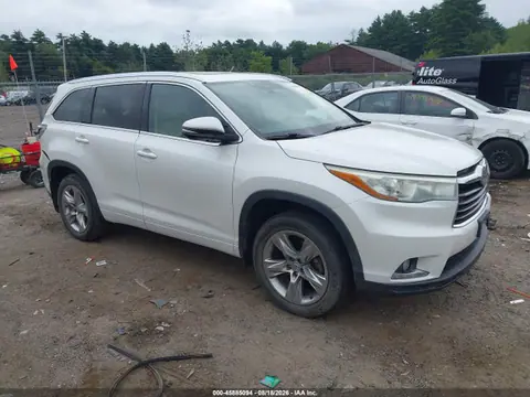 5TDDKRFH0ES034585 — 2014 Toyota Highlander Limited Platinum V6, Задняя часть (Rear), фото до ремонта