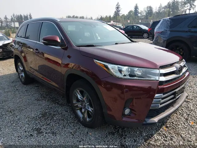 5TDDZRFHXJS811294 — 2018 Toyota Highlander Limited Platinum, Левый бок (Left Side), фото до ремонта