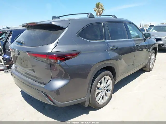 5TDKDRAH3SS554686 — 2025 Toyota Highlander Limited, фото 4 с аукциона IAAI 30.09.2026, Задняя часть слева