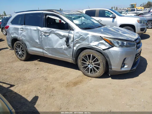 2018 Toyota Highlander Se VIN 5TDKZRFH9JS547816 фото 1