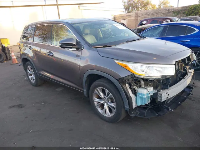 2014 Toyota Highlander Xle V6 VIN 5TDKKRFH1ES027121 фото 1