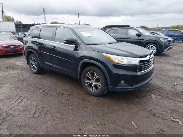 2016 Toyota Highlander Xle V6 VIN 5TDJKRFH9GS352761 фото 1