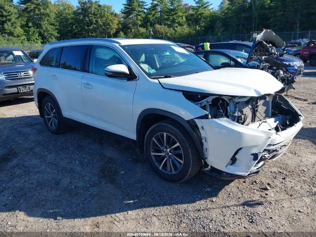 2019 Toyota Highlander Xle VIN 5TDJZRFH5KS706277 фото 1