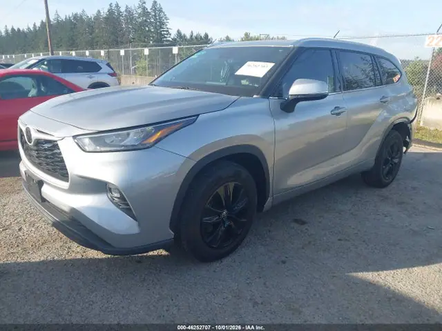 5TDGZRAH9LS502441 — 2020 Toyota Highlander XLE, фото 2 с аукциона IAAI 14.10.2026, Задняя часть