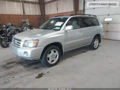 JTEEP21A060186020 — 2006 Toyota Highlander, фото 3 с аукциона IAAI 16.10.2026, Естественный износ