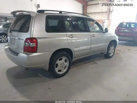 JTEEP21A060186020 — 2006 Toyota Highlander, фото 5 с аукциона IAAI 16.10.2026, Естественный износ
