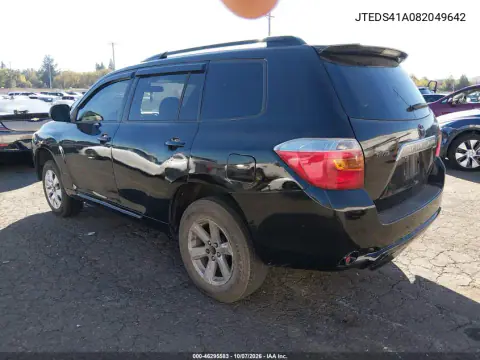 2008 Toyota Highlander VIN JTEDS41A082049642 фото 3