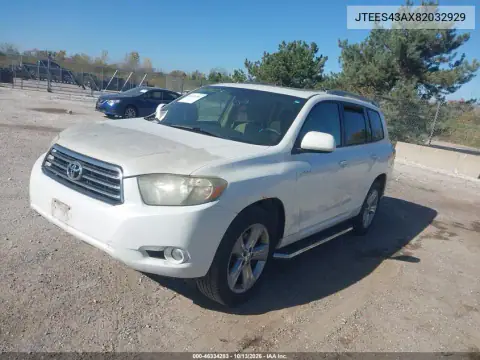 JTEES43AX82032929 — 2008 Toyota Highlander, фото 3 с аукциона IAAI, Естественный износ