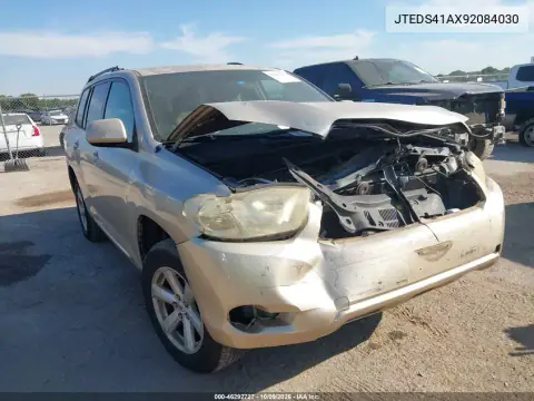 2009 Toyota Highlander VIN JTEDS41AX92084030 фото 2