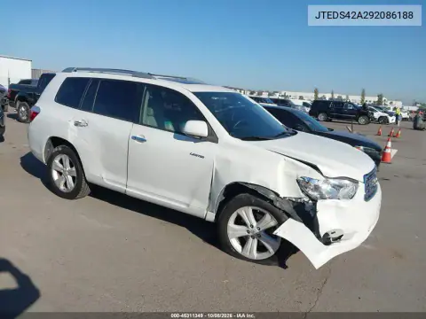 JTEDS42A292086188 — 2009 Toyota Highlander, Правая сторона, фото до ремонта