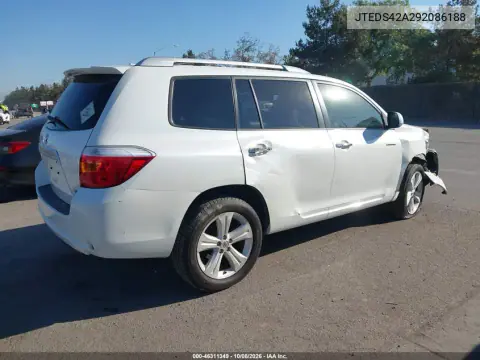 2009 Toyota Highlander Limited VIN JTEDS42A292086188 фото 5