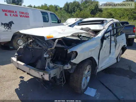 JTEDS42AX92092711 — 2009 Toyota Highlander, фото 2 с аукциона IAAI, Переворот
