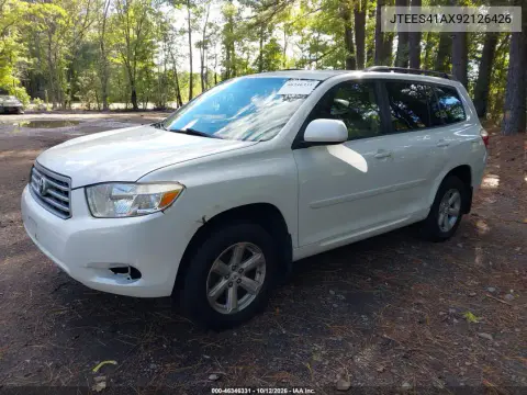2009 Toyota Highlander VIN JTEES41AX92126426 фото 2