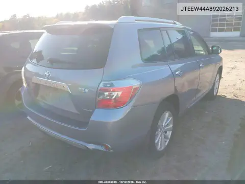 2009 Toyota Highlander Hybrid Limited VIN JTEEW44A892026213 фото 4