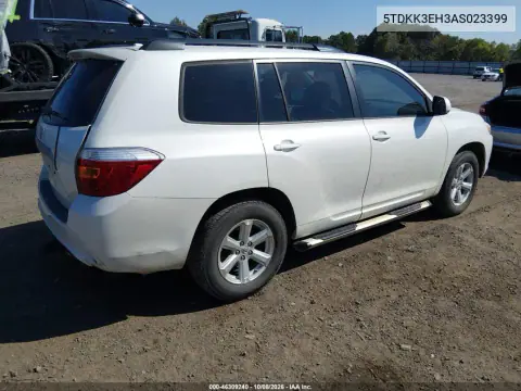 2010 Toyota Highlander Se V6 VIN 5TDKK3EH3AS023399 фото 5