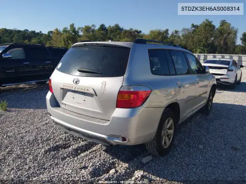 2010 Toyota Highlander Base V6 VIN 5TDZK3EH6AS008314 фото 5