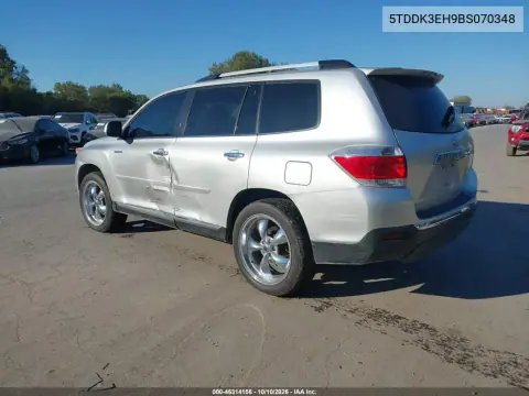 2011 Toyota Highlander Limited V6 VIN 5TDDK3EH9BS070348 фото 4
