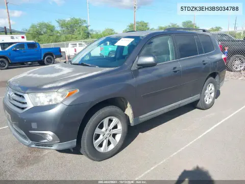 2011 Toyota Highlander Base V6/Se V6 VIN 5TDZK3EH3BS034788 фото 3