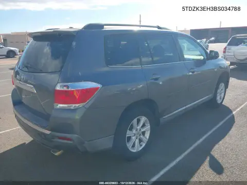 2011 Toyota Highlander Base V6/Se V6 VIN 5TDZK3EH3BS034788 фото 5